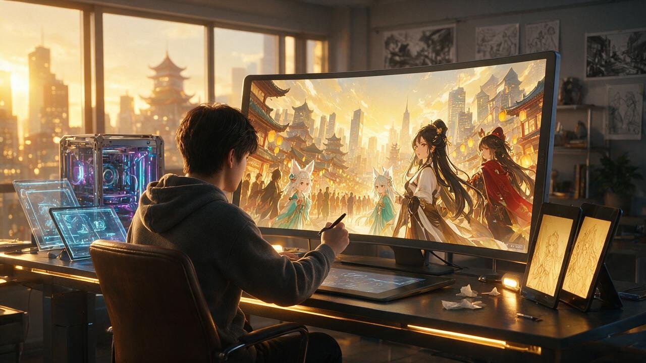 AI漫剧和传统动画有什么区别：制作周期、成本、画面风格与适用场景完整对比